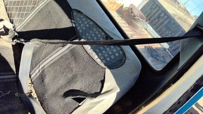 1982 Ford F150 Driver Left Front Seat Belt Retractor Oem Shoulder Blue
