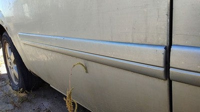 2007 Caravan Passenger Right Rear Moulding From Door Back Trim Ps2 Bright Silver