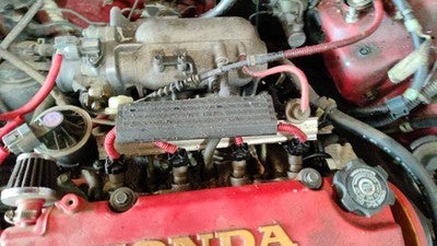 96-00 Civic Hx Coupe Complete Fuel Rail With Injectors Set Loaded 1.6L Vtec-E