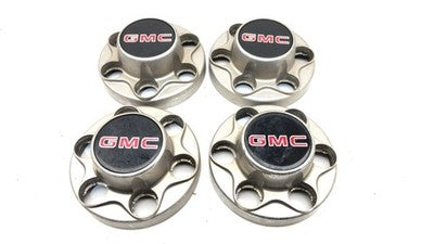 95-99 Gmc Sierra 1500 Set Of 4 Center Cap Wheel Center Hub Covers Chrome 46282