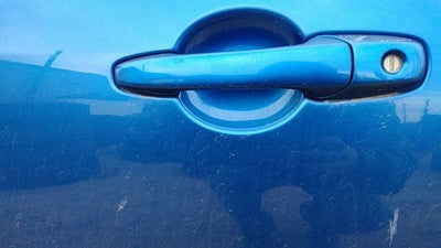2004-2009 Mazda 3 Driver Left Front Outside Door Handle Oem 27B Winning Blue
