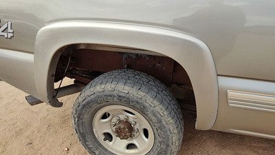99-07 Silverado 2500 Passenger Right Rear Wheel Flare Moulding Back Pewter 11U