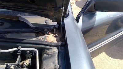 1989-1998 Mitsubishi Galant Vr-4 Driver Left Hood Hinge Assembly Oem Green
