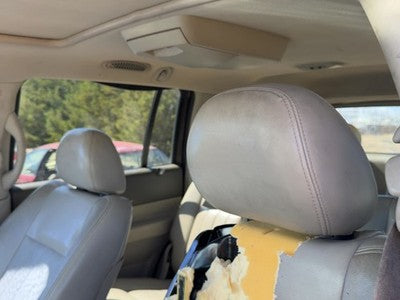 04-06 Dodge Durango Pair Of Front Headrests Oem Left Right Set Seat Gray Hjj1