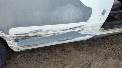 98-08 Crown Vic Passenger Right Rear Moulding From Door Back Trim Strip White