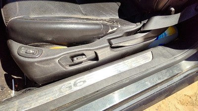 09 Pontiac G6 Gxp Coupe Driver Left Side Power Seat Switch With Trim Panel Ebony
