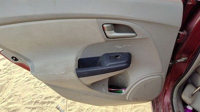 2010 Honda Insight Driver Left Rear Door Trim Panel With Switches Back Tan