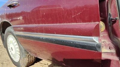 1998 Lesabre Passenger Right Rear Moulding From Door Back Trim 51B Bordeaux Red