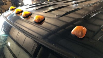 2003 F350 Powerstroke Set Of 5 Clearance Cab Light Roof Lights With Harness Oem