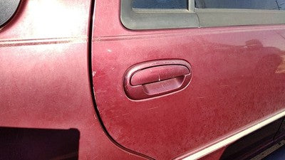 97-02 Ford Expedition Passenger Right Rear Outside Door Handle Back Maroon Jl