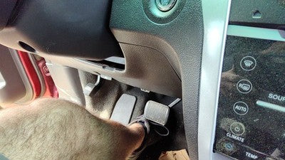 2014-2015 Ford Explorer Lower Dash Under Column Knee Bolster Trim Panel Black Cw