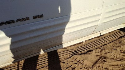 Pontiac Grand Am Driver Left Front Moulding From Door Oem Trim Strip White 16U