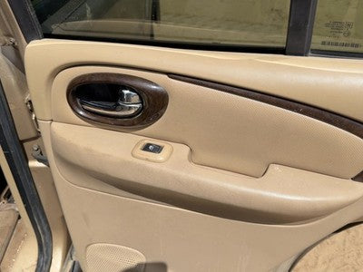 04 Buick Rainier Passenger Right Rear Door Trim Panel With Switches Back Tan 332