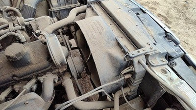 1991 Volvo 740 Radiator Cooling Fan Shroud Oem Plastic Housing B230f
