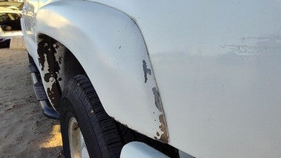 03-07 Suburban Passenger Right Front Wheel Flare Moulding Fender Summit White