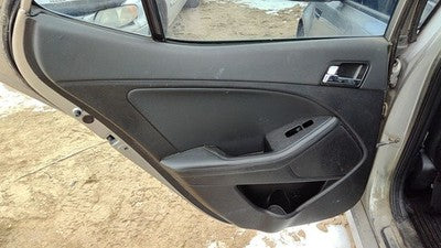 2011-14 Kia Optima Sx Driver Left Rear Inside Door Trim Panel Only Back Black Va