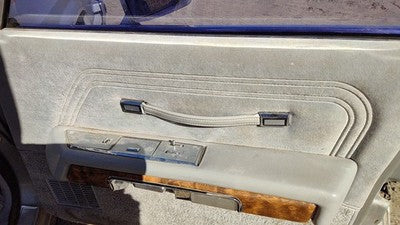 85 Grand Marquis Passenger Right Front Door Trim Panel With Switches Gray