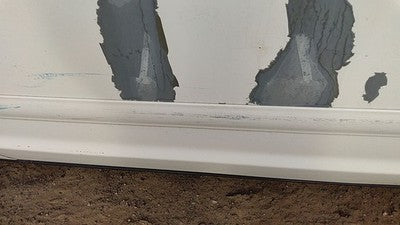 1998-2008 Ford Crown Vic Driver Left Front Moulding From Door Trim Strip White