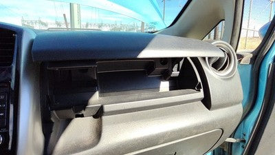 12-19 Versa Note Upper Glove Box Assembly Complete Door With Latch Charcoal G