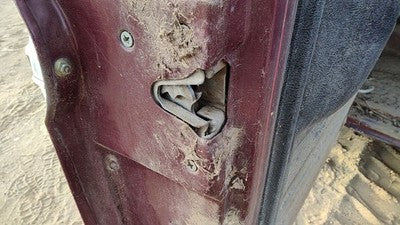 1979 Ford F150 Driver Left Front Door Latch With Rods/Cables Oem