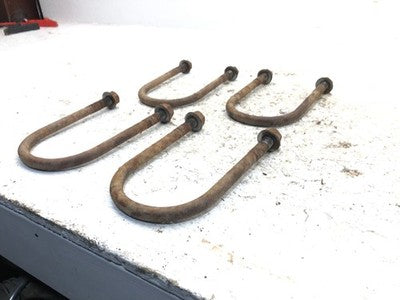 2002-2007 Dodge Ram Pickup 1500 Set of 4 Rear Ubolts with Nuts OEM Rear End 4x4