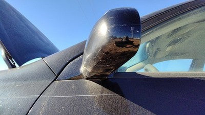 2004-2009 Kia Spectra Driver Left Power Side Mirror Door Mounted Eb Black 4 Door