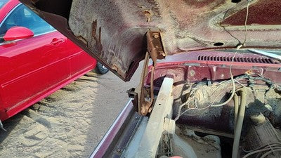 1975-1979 Ford F150 Passenger Right Hood Hinge Oem Maroon D3tz16796a