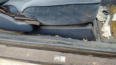 1989 Olds Cutlass Calais Passenger Right Side Seat Trim Panel Oem Blue
