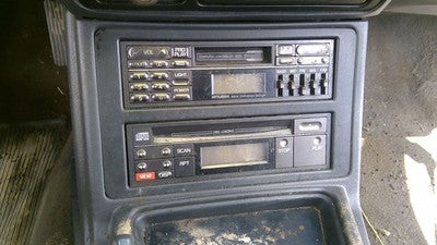 89-93 Mitsubishi Galant Vr-4 Trim Bezel Around Radio Surround Dash Panel Black