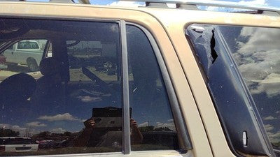 98-02 Lincoln Navigator Driver Left Rear Vent Window Back Door Glass With Frame