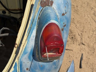 71-72 Super Beetle Passenger Right Tail Light Brake With Housing Extension Rear