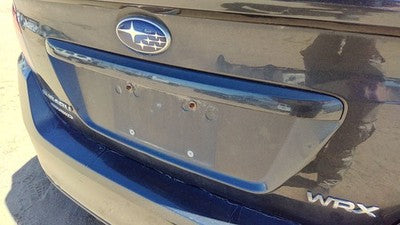 16 Subaru Wrx License Plate Trim Surround Panel Tail Trunk Finish Dark Gray Dgm