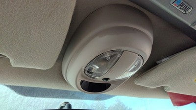 02 Pt Cruiser Center Overhead Console Dome Light Map Lamp Cubby Fl Taupe