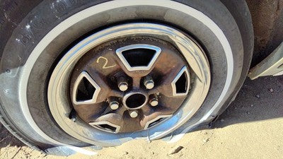 82-86 Firenza 13" Steel Wheel With Chrome Trim Factory Rim Super Stock