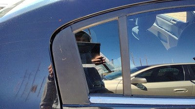07-12 Sentra Passenger Right Rear Vent Window Back Door Glass With Frame Oem