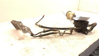 97-01 Expedition Complete Power Steering Pump Wh Lines And Cooler Reservoir 5.4l