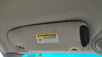 2000 Chrysler Town & Country Driver Left Sun Visor Oem Gray 0Rf33tl2aa