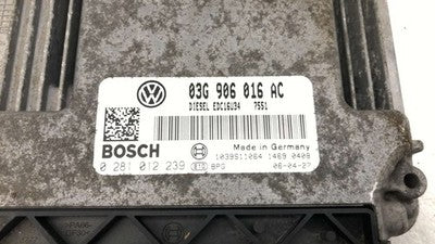 2005-07 Vw Jetta Electronic Control Module Computer Ecm Ecu 1.9L Turbo Diesel At