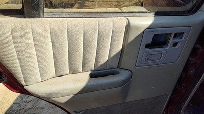 1993 S10 Blazer Driver Left Rear Inside Door Trim Panel With Switches Back Gray