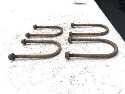 2002-2007 Dodge Ram Pickup 1500 Set of 4 Rear Ubolts with Nuts OEM Rear End 4x4