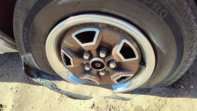 82-86 Firenza 13" Steel Wheel With Chrome Trim Factory Rim Super Stock