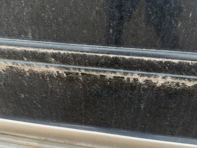 1997-2002 Ford Expedition Driver Left Front Upper Moulding From Door Oem Black