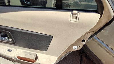 04-05 Cts Passenger Right Rear Door Trim Panel With Switches Back Neutral 702