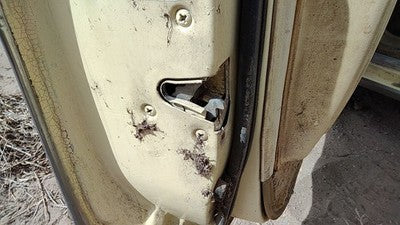 1980 Cadillac Deville Driver Left Front Door Latch With Rods/Cables Oem