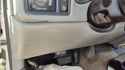 99 Silverado 1500 Lower Dash Under Column Knee Bolster Trim Panel Oem Gray 92D