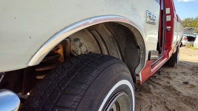 1988 Ford F150 Driver Left Front Wheel Flare Moulding Oem Fender Chrome Trim Lh