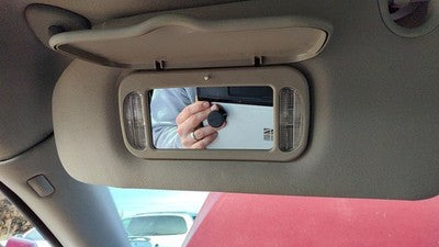 2006-2011 Buick Lucerne Driver Left Sun Visor Oem Ebony 193 15780925