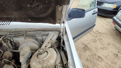 1985-1992 Volvo 740 Driver Left Hood Hinge Assembly Oem Silver 35286772