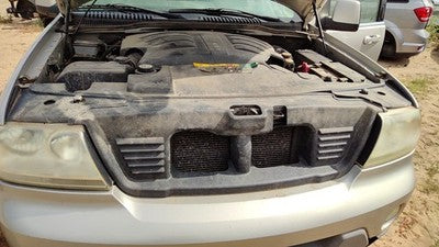 2003-05 Lincoln Aviator Set Of Front Plastic Covers Around Radiator Support Oem