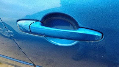 2004-2009 Mazda 3 Passenger Right Front Outside Door Handle Oem 27B Winning Blue